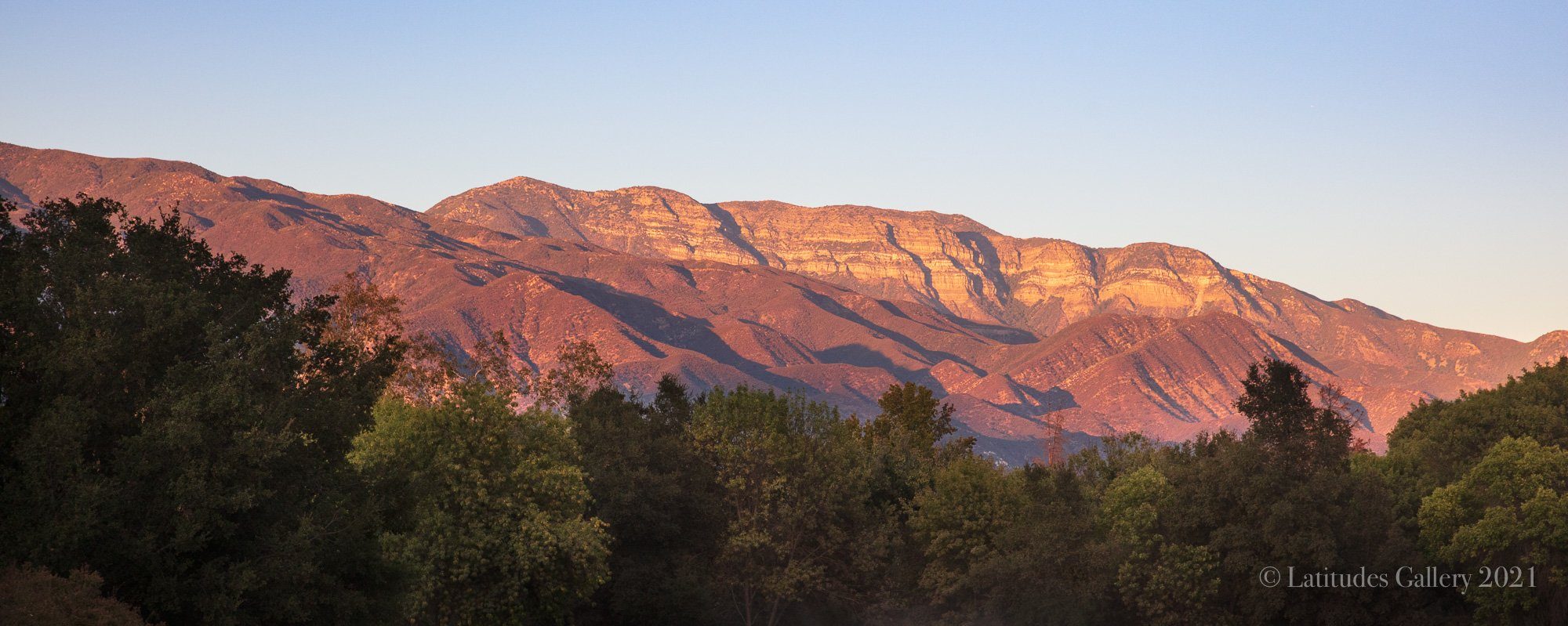 Topa Background Ojai Topa Topa Panoramic - Scenic Mountain Photo, Ojai Valley, CA ...