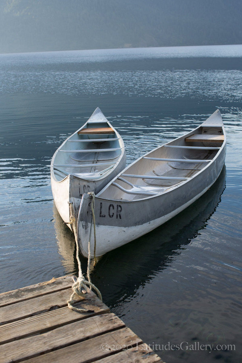 Two Canoes - Fine Art Photograph of Two Canoes in California ...