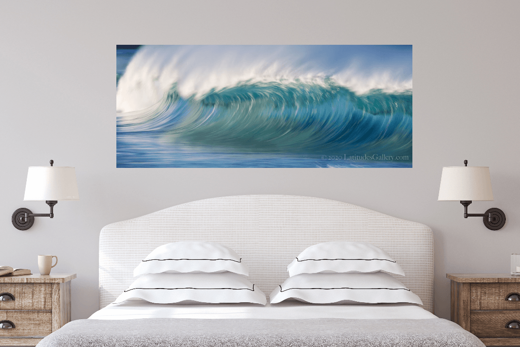 Designart Ocean Wave Movement III Modern Landscape Beach Metal Wall Art -  Bed Bath & Beyond - 38187806