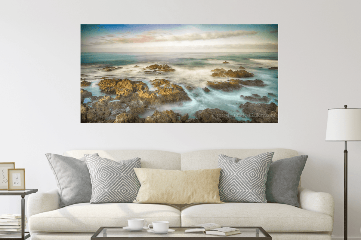 Silky Tides - Rocky California Coastline Fine Art Photo – Latitudes Gallery